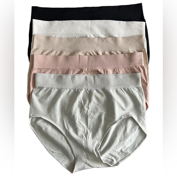 Carole Hochman, High-Waisted Briefs, 5pk, Multicolored - Picture 1 of 11